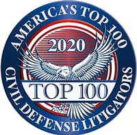 America's Top 100 Civil Defense Litigators | 2020 | Top 100